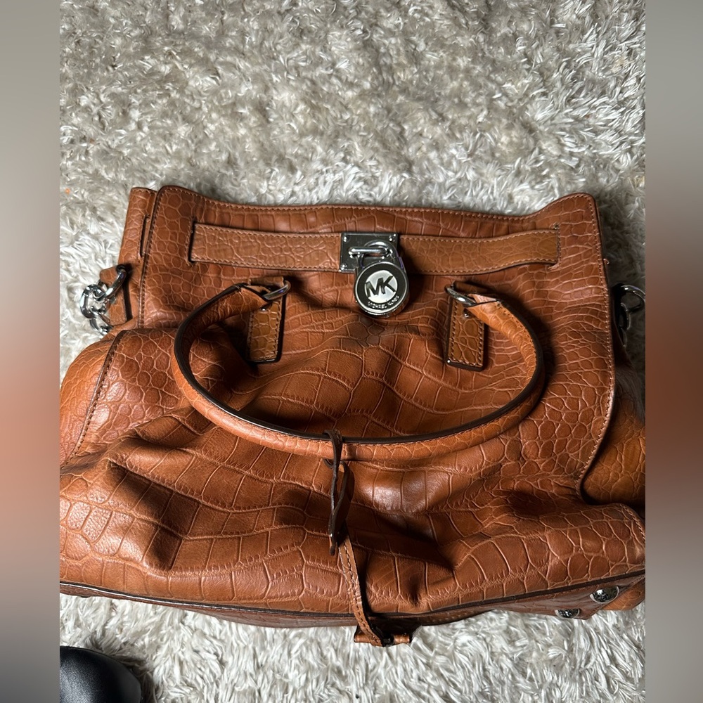 Michael Kors Brown Leather Handbag